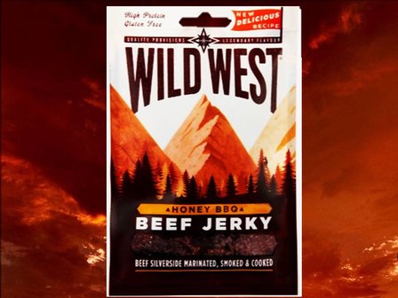 Wild west honey BBQ beef jerky