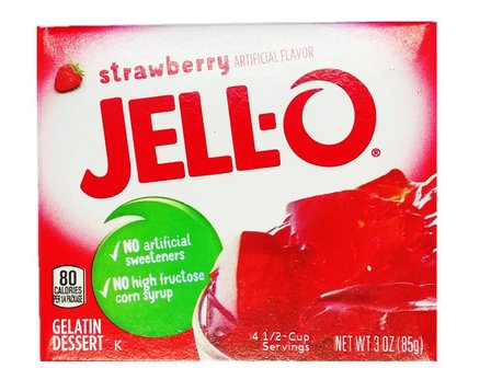 JELL-O STRAWBERRY  (fraise) 85 G
