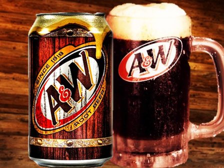 A&amp;W ROOT BEER SODA 355 ml