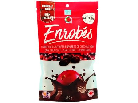 Chocolate coated cranberries - 120 g