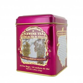 Ice wine tea - m&eacute;tal box- 24 tea bags