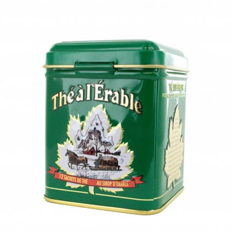 Maple tea - m&eacute;tal box- 12 tea bags