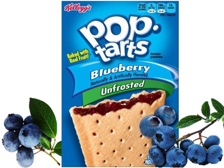 Pop-tarts Blueberry unfrosted