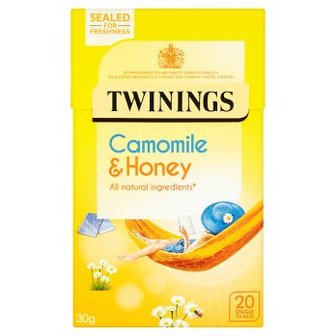 Twinings Camomile &amp; miel, 20 Sachets de th&eacute;