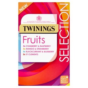 Twinings Selection fruits Pack 20 Sachets