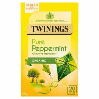 Twinings Organic Peppermint, teabags 20s