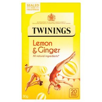 Twinings lemon &amp; Ginger 20S