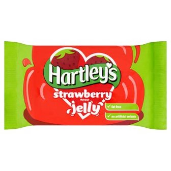 Hartley&#039;s  Jelly saveur fraise 135g