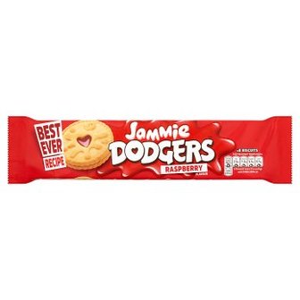 Jammie Dodgers 8  Biscuits saveur framboise 140g