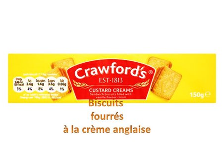 CRAWFORD CUSTARD CREAMS 150g 